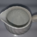 [458168275] Milchkännchen 0,2 L Marienbad Ingres Weiss Wellenmuster gebraucht - defekt Bild 4