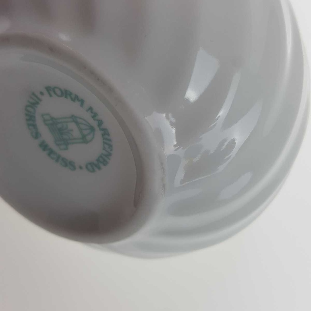 [458168275] Milchkännchen 0,2 L Marienbad Ingres Weiss Wellenmuster gebraucht - defekt Bild 5