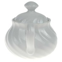 [458168276] Zuckerdose Marienbad Ingres Weiss Wellenmuster gebraucht - sehr gut Bild 2