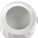 [458168276] Zuckerdose Marienbad Ingres Weiss Wellenmuster gebraucht - sehr gut Bild 4