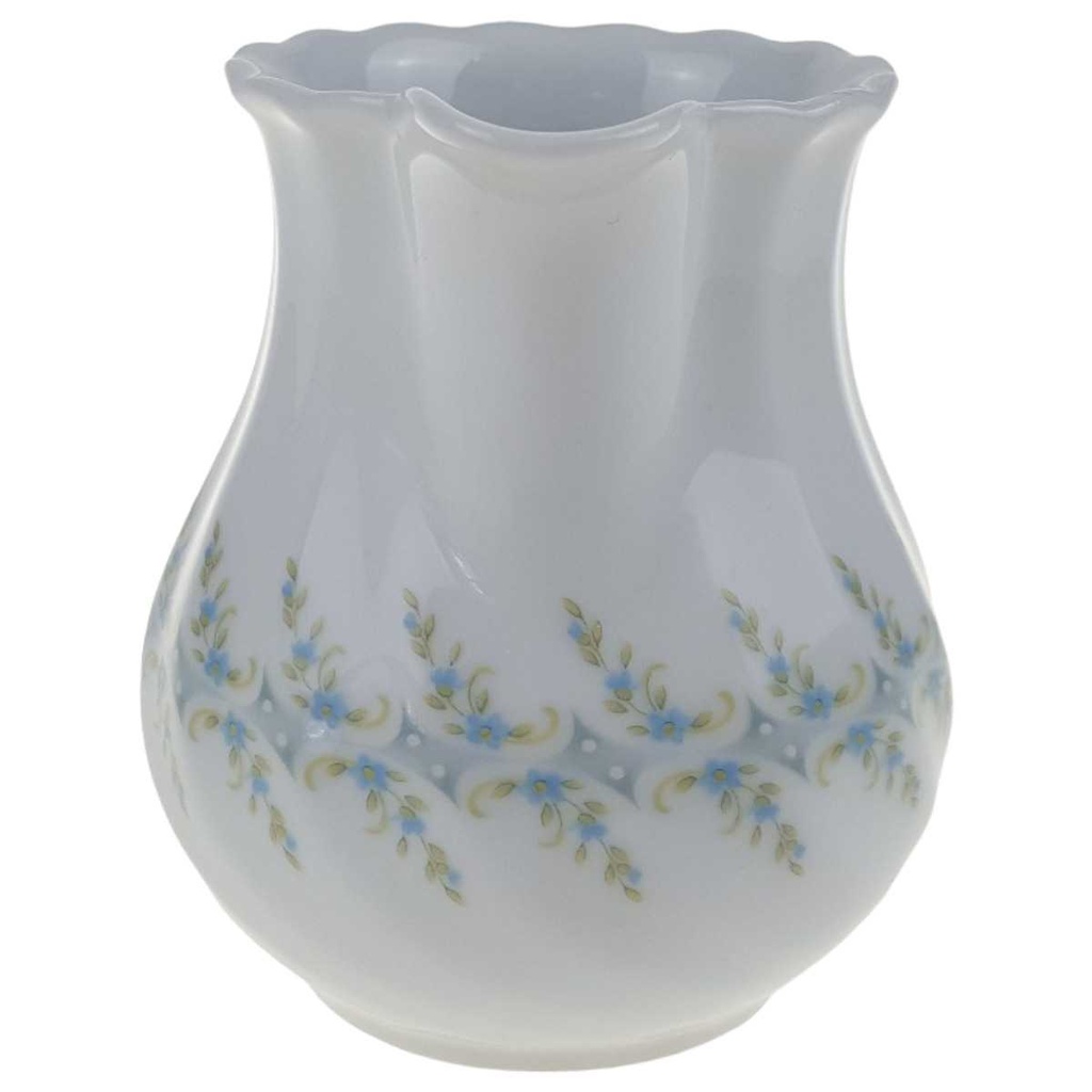 [458168278] Milchkännchen 0,22 L Schirnding Bavaria Pallas Blaue Blumen Weiß Blumenranke gebraucht - gut Bild 2