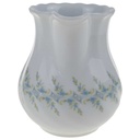 [458168278] Milchkännchen 0,22 L Schirnding Bavaria Pallas Blaue Blumen Weiß Blumenranke gebraucht - gut Bild 2
