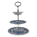 [458168280] Etagere 3stöckig Enoch Wedgwood Royal Homes of Britain Blau gebraucht - akzeptabel Bild 2