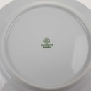 [458168281] Kuchenteller Dessertteller 19,5 cm Schirnding Bavaria Pallas Blaue Blumen Weiß Blumenranke gebraucht - gut Bild 4