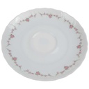 [458168282] Untertasse 15 cm Royal Tettau rosa Blumen Form 2829 Weiß gebraucht - gut Bild 2