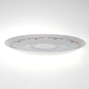 [458168282] Untertasse 15 cm Royal Tettau rosa Blumen Form 2829 Weiß gebraucht - gut Bild 3