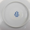 [458168282] Untertasse 15 cm Royal Tettau rosa Blumen Form 2829 Weiß gebraucht - gut Bild 5