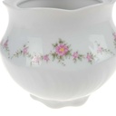 [458168285] Zuckerdose 12,7 cm Royal Tettau rosa Blumen Form 2829 Weiß gebraucht - gut Bild 3