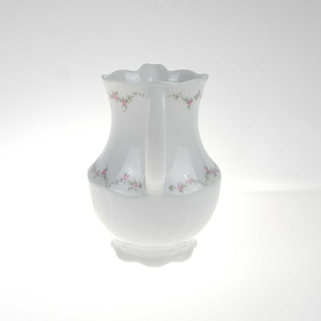 [458168286] Milchkännchen 0,2 L Royal Tettau rosa Blumen Form 2829 Weiß gebraucht - gut Bild 4