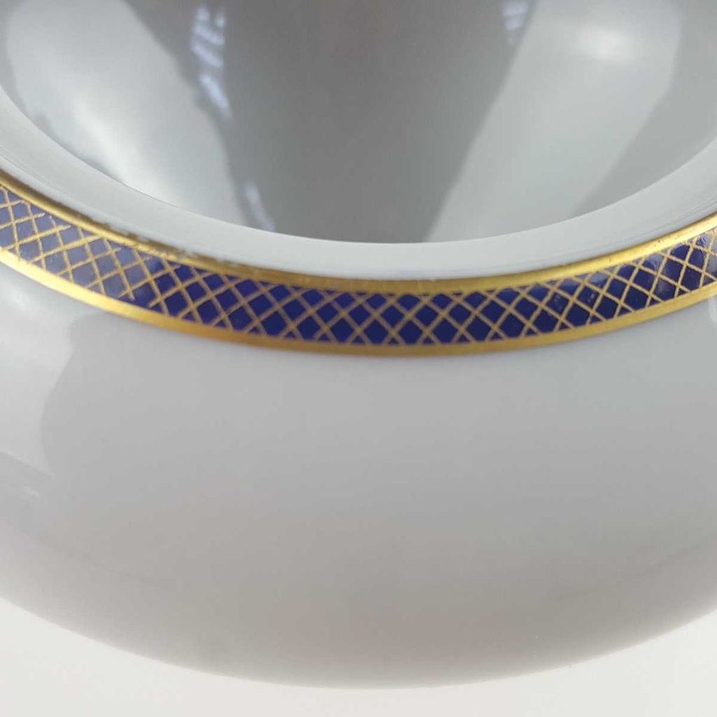 [458168289] Zuckerdose Goldrand KPM Krister Blau Gold gebraucht - akzeptabel Bild 6