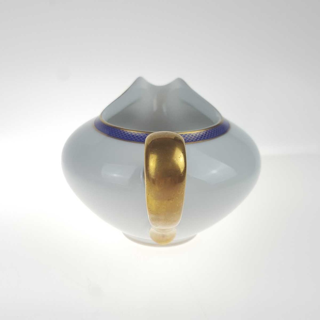 [458168290] Milchkännchen Goldrand 0,3 L KPM Krister Blau Gold gebraucht - gut Bild 4