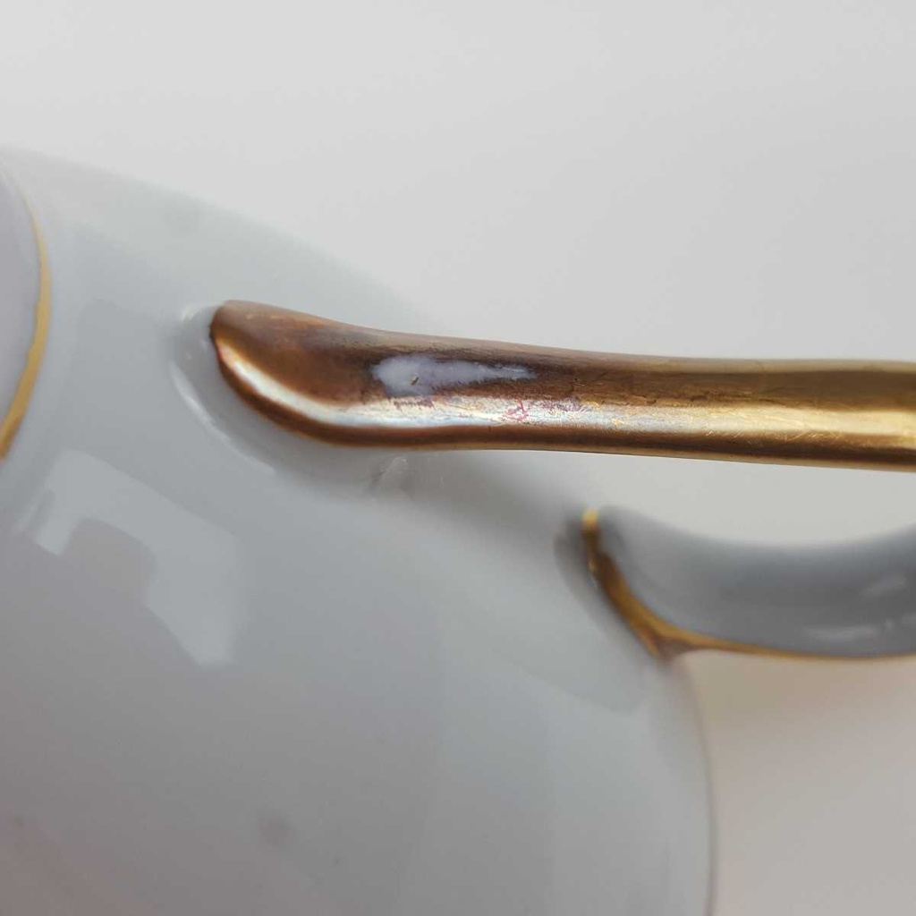 [458168293] Teetasse Goldrand KPM Krister Blau Gold gebraucht - gut Bild 5