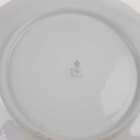 [458168295] Speiseteller Essteller Goldrand 24,2 cm Schaller Blauband weiß Bavaria gebraucht - gut Bild 6