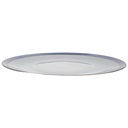 [458168296] Kuchenteller Dessertteller Goldrand 19,5 cm Schaller Blauband weiß Bavaria gebraucht - gut Bild 2