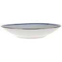 [458168297] Suppenteller Goldrand 21,5 cm Schaller Blauband weiß Bavaria gebraucht - gut Bild 2