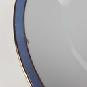 [458168297] Suppenteller Goldrand 21,5 cm Schaller Blauband weiß Bavaria gebraucht - gut Bild 4
