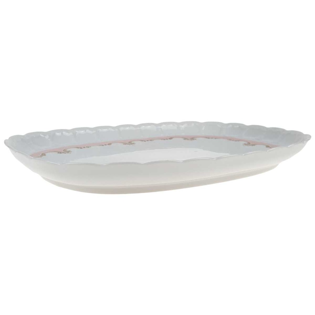 [458168308] Servierplatte 35x24,5 cm K & A Krautheim Rialto Rosa Gold gebraucht - gut Bild 2