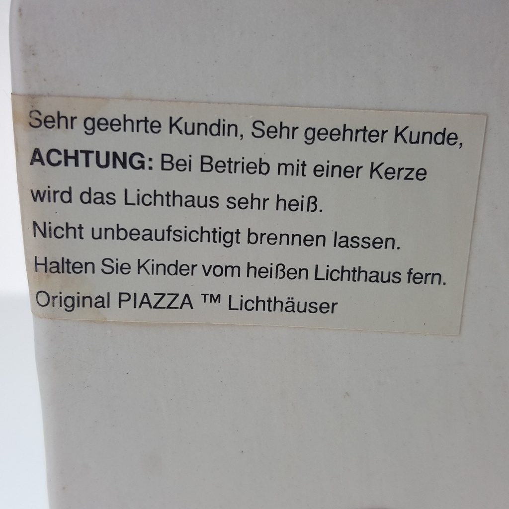 [458168313] Kerzenhalter Licht Kirche Lichthaus Lichthäuser 13,4 cm Piazza gebraucht - gut Bild 6