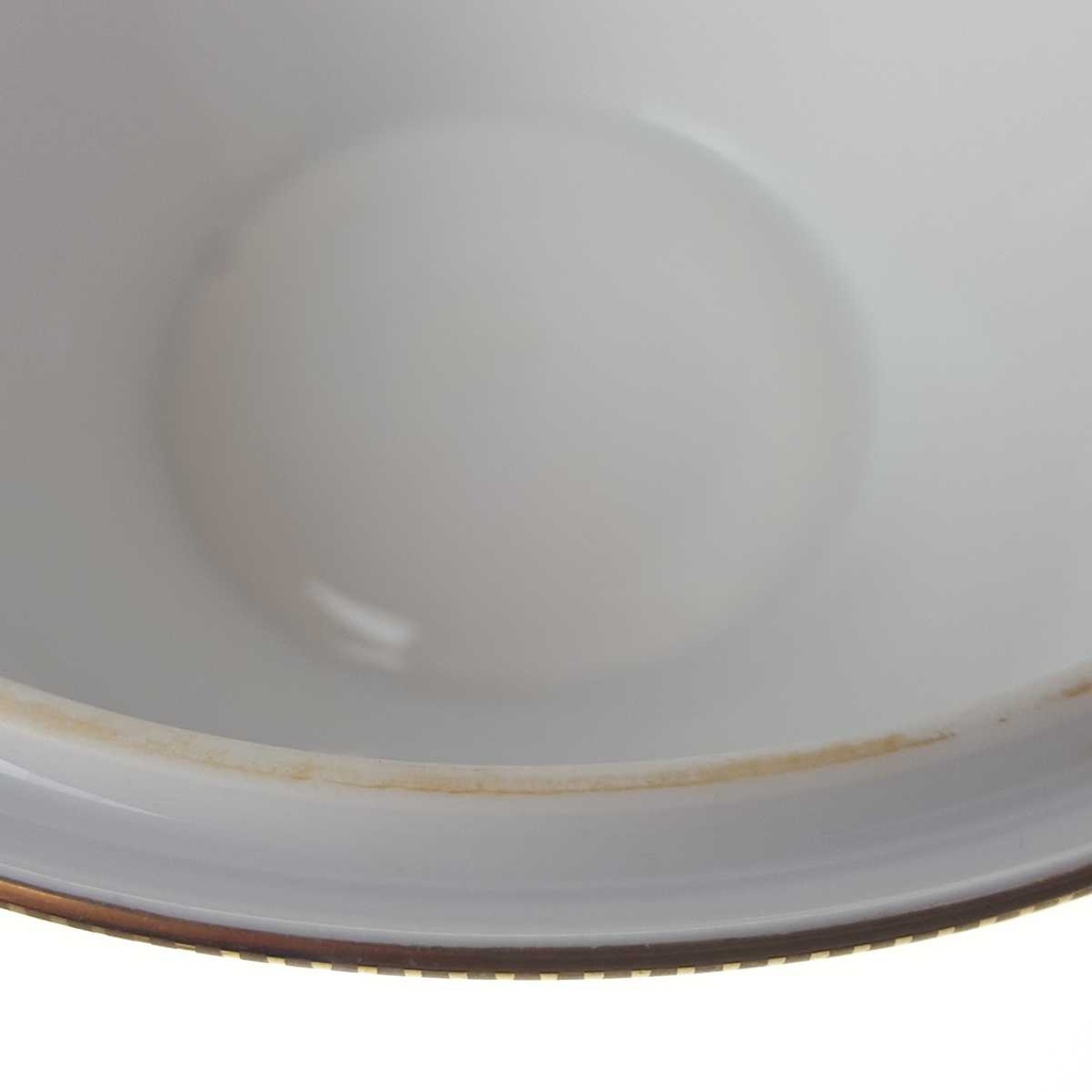[458168315] Ragoutterrine Terrine Goldrand 1,4 L Seltmann Weiden Monika weiß gebraucht - gut Bild 7