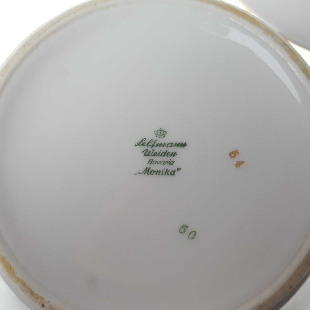 [458168315] Ragoutterrine Terrine Goldrand 1,4 L Seltmann Weiden Monika weiß gebraucht - gut Bild 9