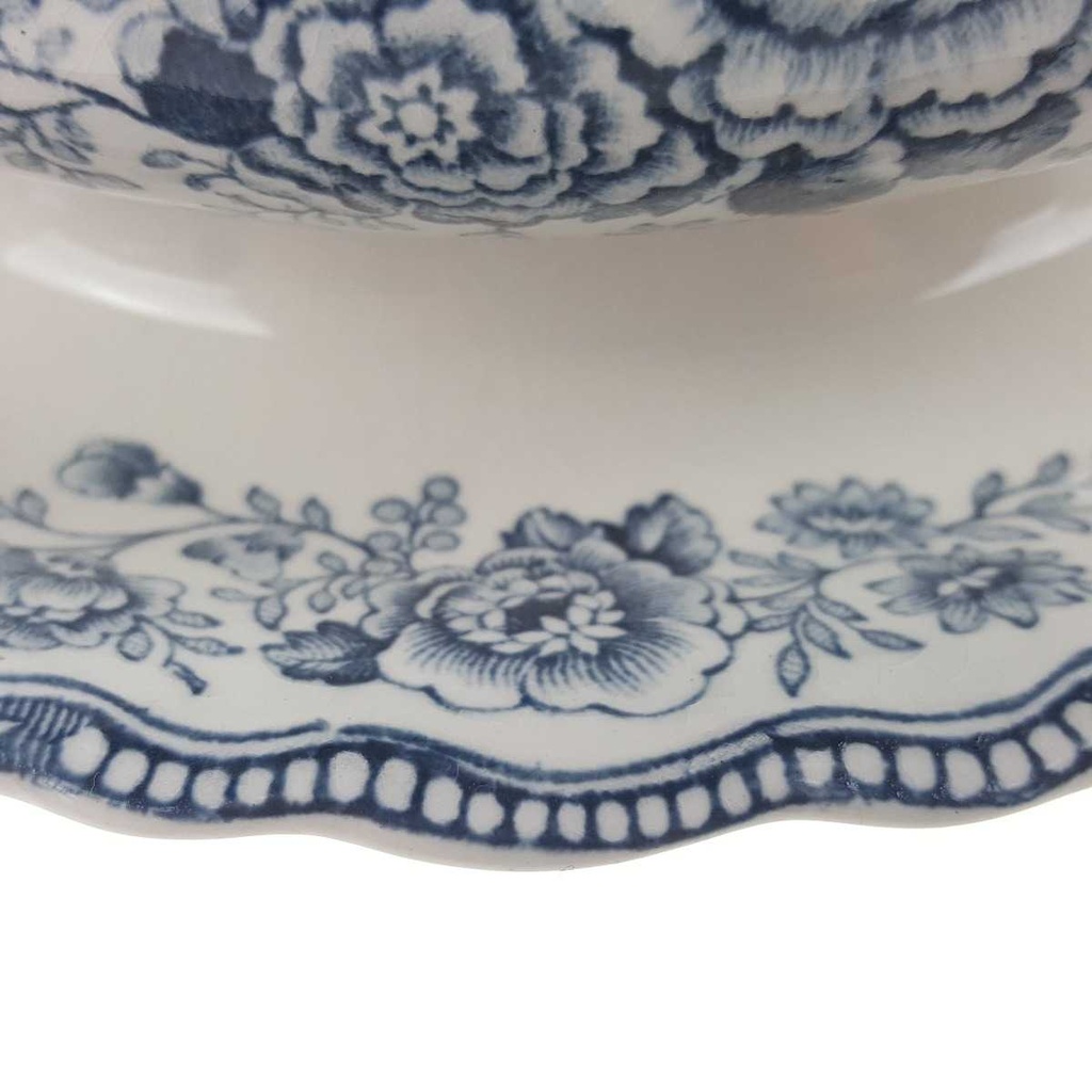 [458168317] Sauciere 1tlg 0,4 L Crown Ducal Bristol Blau gebraucht - gut Bild 4