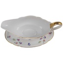 [458168326] Sauciere Goldrand 0,4 L Hutschenreuther Weiß Streublume Blumen Blumendekor Bild 2