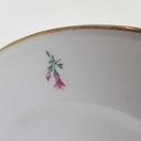 [458168329] Servierplatte Goldrand 32,9x22,2 cm Hutschenreuther Weiß Streublume Blumen Blumendekor gebraucht - gut Bild 5