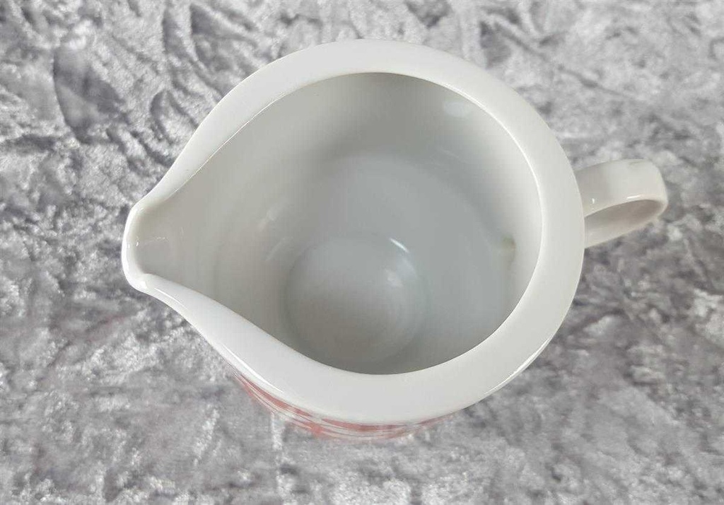 [45816833] Milchkännchen 0,25 L Mitterteich Form 890 Rote Herzchen gebraucht - sehr gut Bild 3