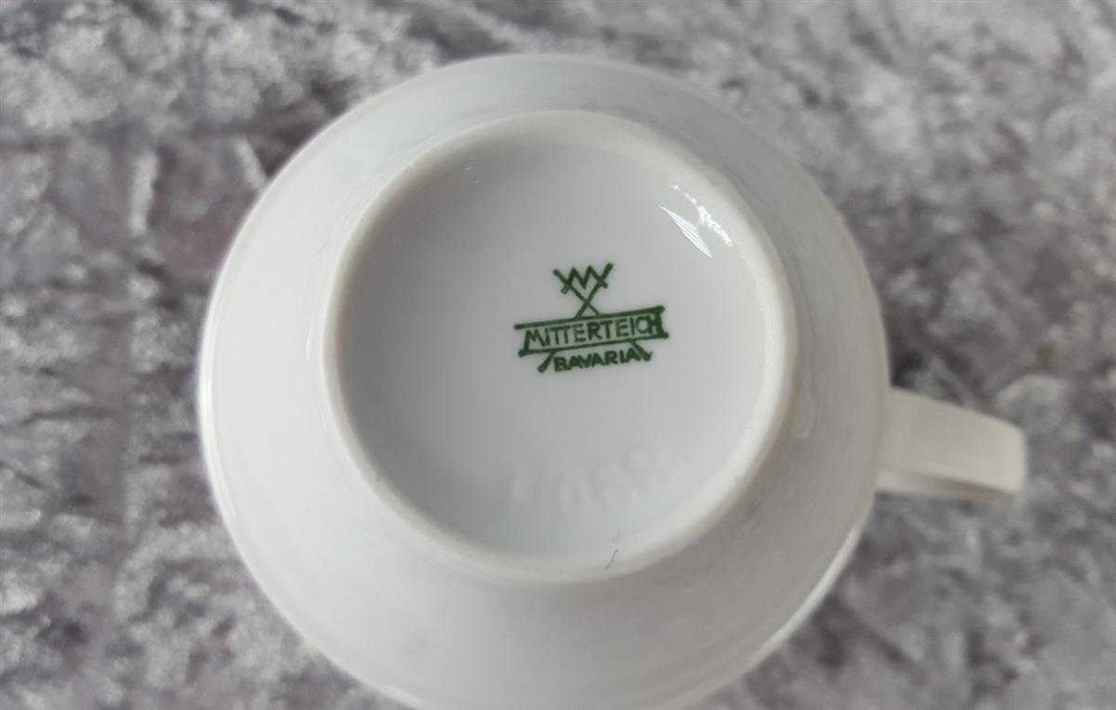 [45816833] Milchkännchen 0,25 L Mitterteich Form 890 Rote Herzchen gebraucht - sehr gut Bild 4