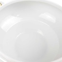 [458168332] Suppenterrine Suppenschüssel Goldrand 2,5 L Hutschenreuther Weiß Streublume Blumendekor gebraucht - gut Bild 6