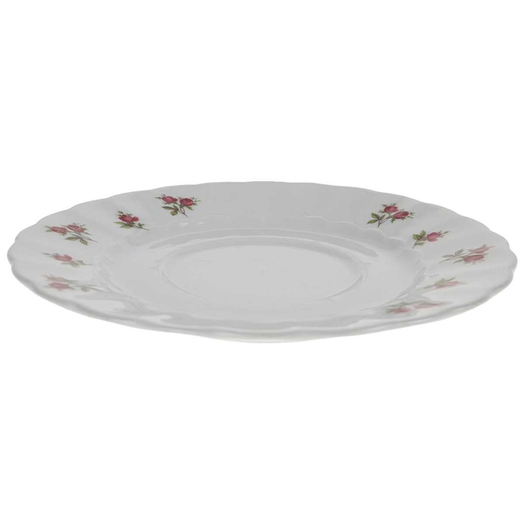 [458168334] Untertasse 15,2 cm Eschenbach Moosrose Blumen gebraucht - gut Bild 2