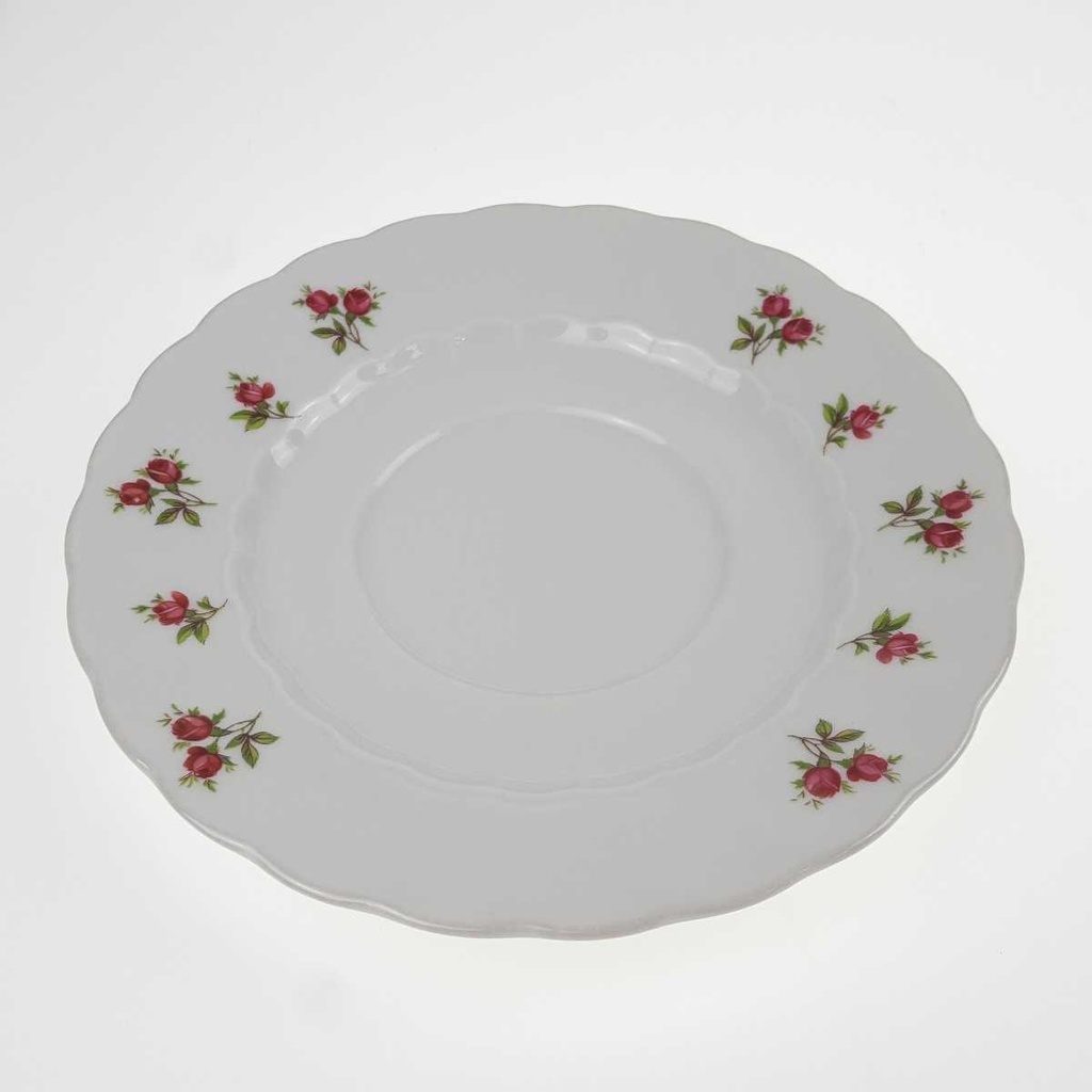 [458168334] Untertasse 15,2 cm Eschenbach Moosrose Blumen gebraucht - gut Bild 3