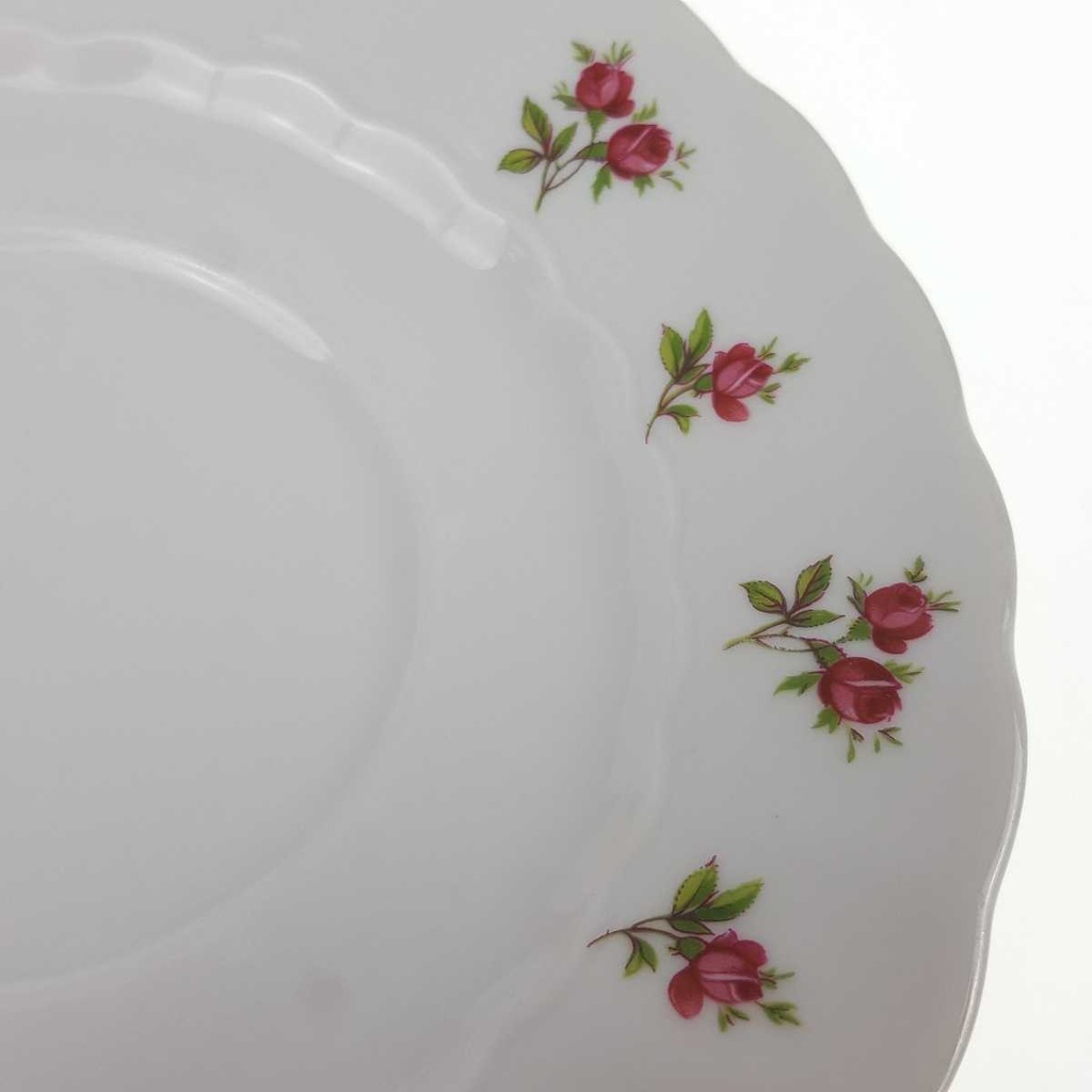 [458168334] Untertasse 15,2 cm Eschenbach Moosrose Blumen gebraucht - gut Bild 4