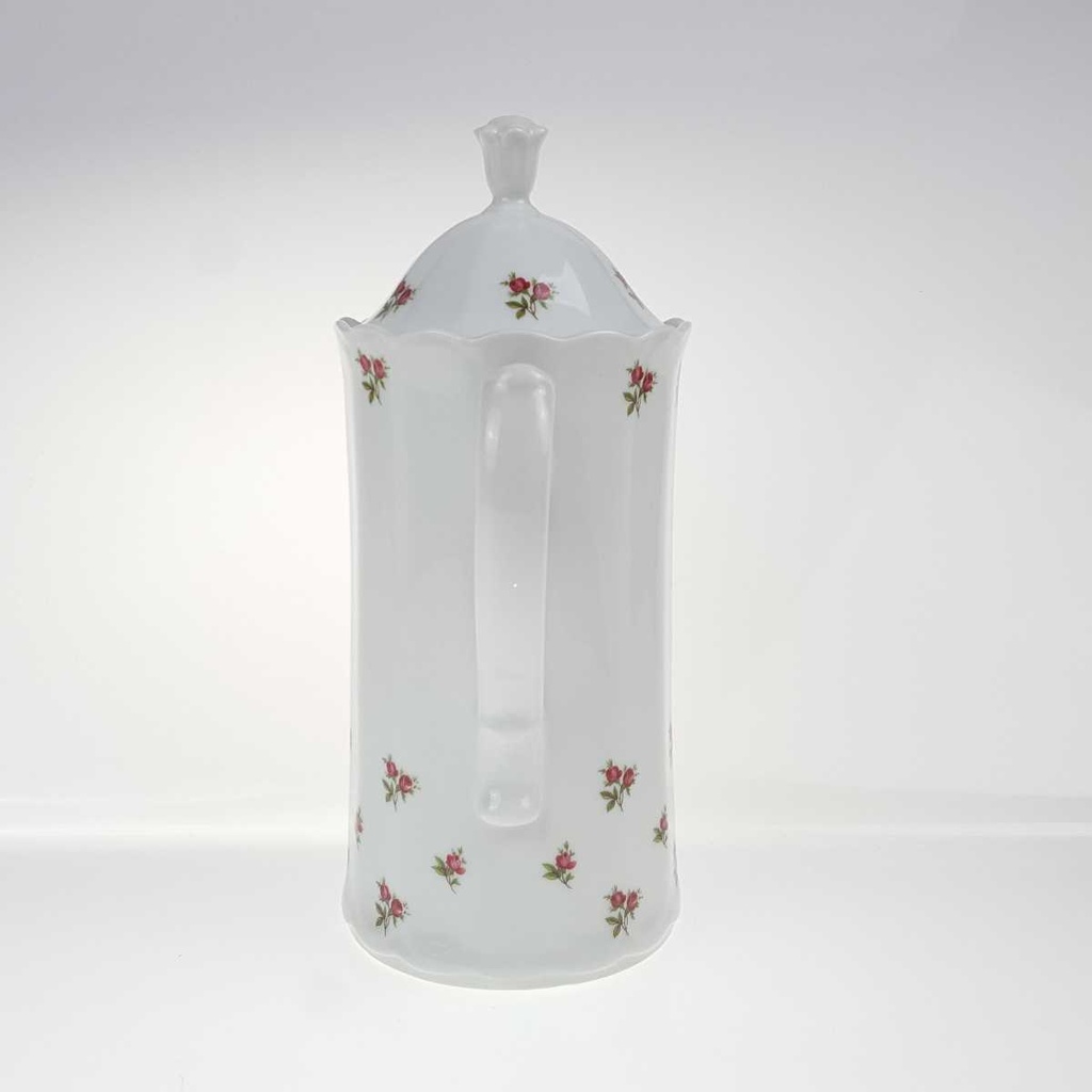 [458168337] Kaffeekanne 1,2 L Eschenbach Moosrose Blumen gebraucht - sehr gut Bild 4