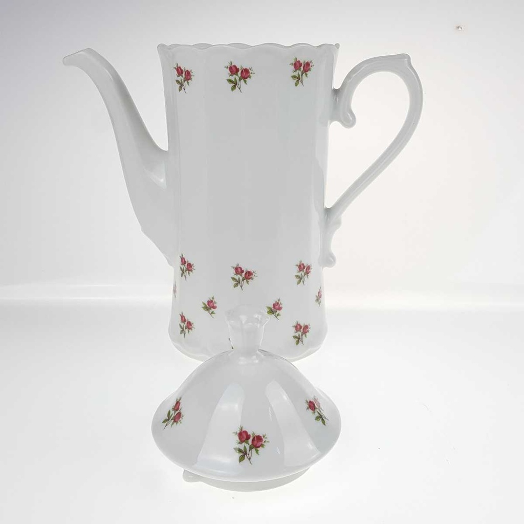 [458168337] Kaffeekanne 1,2 L Eschenbach Moosrose Blumen gebraucht - sehr gut Bild 6