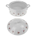 [458168338] Ragoutterrine Suppenterrine Terrine 1,5 L Eschenbach Moosrose Blumen gebraucht - gut Bild 2