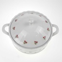 [458168338] Ragoutterrine Suppenterrine Terrine 1,5 L Eschenbach Moosrose Blumen gebraucht - gut Bild 5