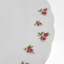 [458168339] Speiseteller Essteller 24,7 cm Eschenbach Moosrose Blumen gebraucht - gut Bild 4