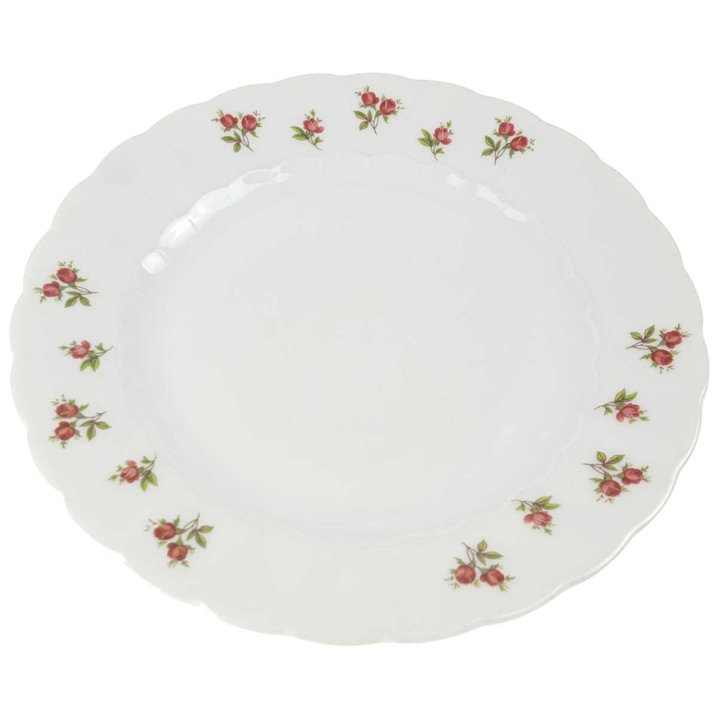 [458168341] Kuchenteller Dessertteller 19,3 cm Eschenbach Moosrose Blumen gebraucht - gut Bild 2