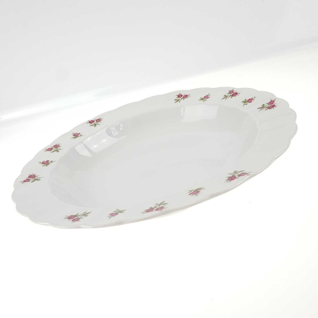 [458168342] Suppenteller 21,7 cm Eschenbach Moosrose Blumen gebraucht - gut Bild 3