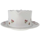 [458168343] Sauciere mit Teller 2tlg 0,4 L Eschenbach Moosrose Blumen gebraucht - gut Bild 2