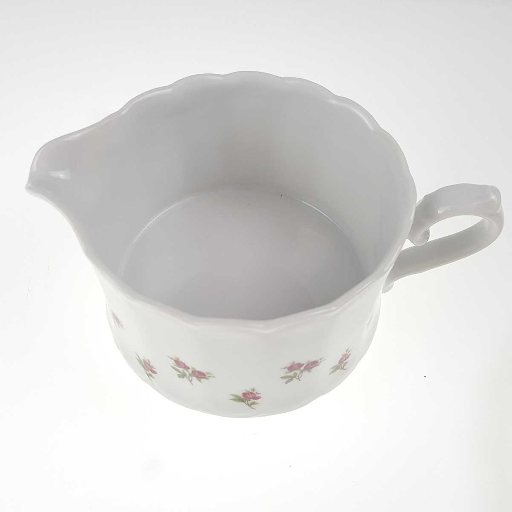 [458168343] Sauciere mit Teller 2tlg 0,4 L Eschenbach Moosrose Blumen gebraucht - gut Bild 6