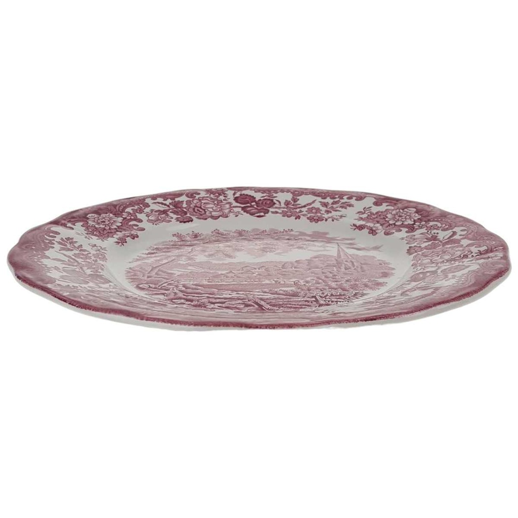 [458168347] Speiseteller Essteller 25 cm Palissy Avon Scenes Rot Bild 2