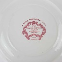 [458168347] Speiseteller Essteller 25 cm Palissy Avon Scenes Rot Bild 3