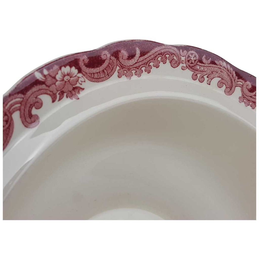 [458168349] Schüssel Servierschüssel Palissy Avon Scenes Rot gebraucht - gut Bild 2