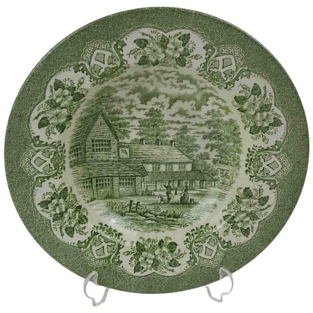 [458168353] Suppenteller 22,5 cm English Ironstone Tableware (EIT) EIT England Old Inns Series gebraucht - gut Bild 2