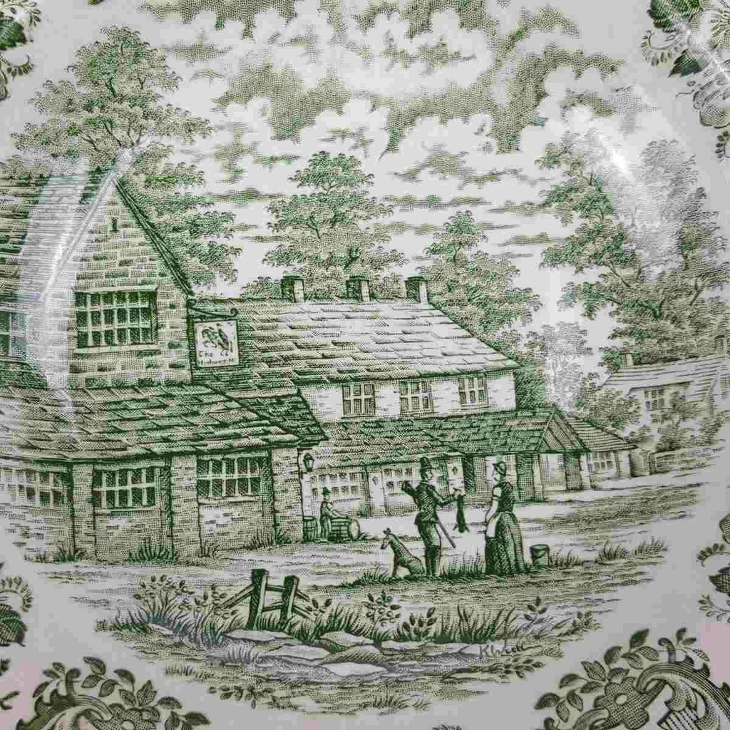 [458168353] Suppenteller 22,5 cm English Ironstone Tableware (EIT) EIT England Old Inns Series gebraucht - gut Bild 4