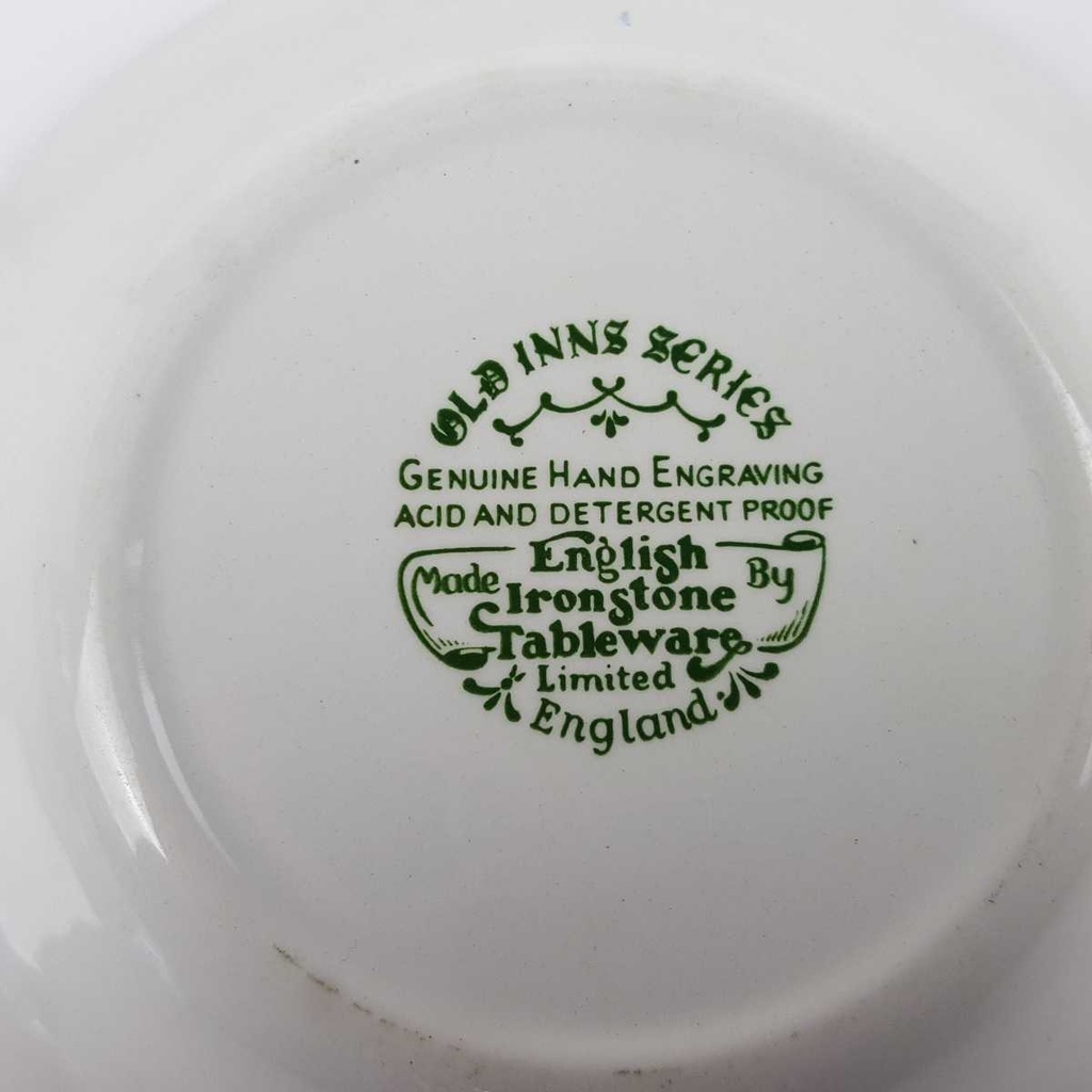 [458168358] Schale 14 cm English Ironstone Tableware (EIT) EIT England Old Inns Series gebraucht - gut Bild 4