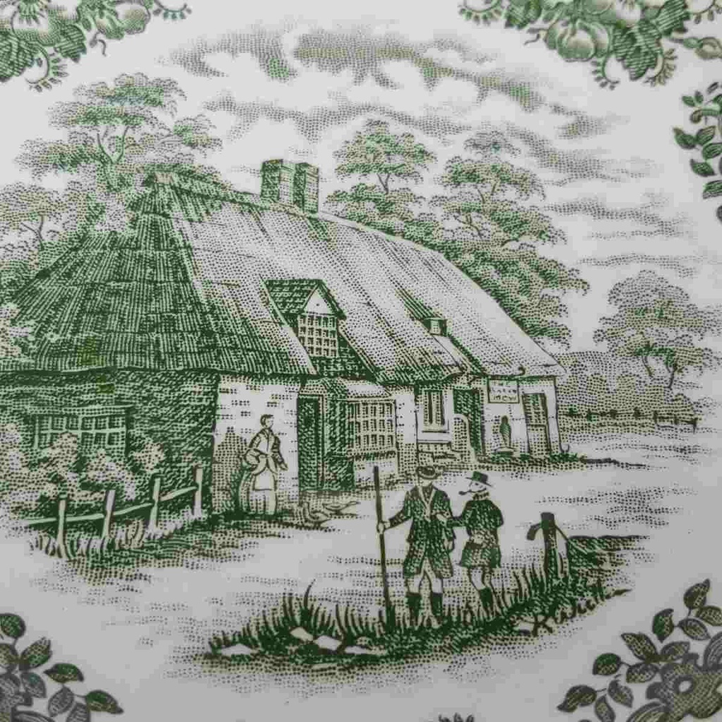 [458168360] Untertasse 14,1 cm English Ironstone Tableware (EIT) EIT England Old Inns Series gebraucht - gut Bild 4