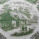 [458168360] Untertasse 14,1 cm English Ironstone Tableware (EIT) EIT England Old Inns Series gebraucht - gut Bild 4